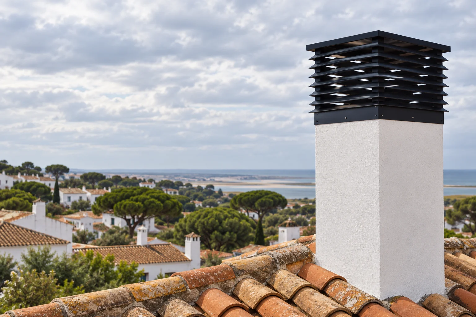 Remates exteriores de chimenea en Huelva